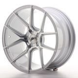 Japan Racing Wheels JR30 Blank Silver Machined 18*9.5