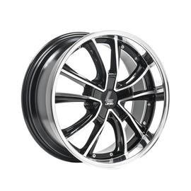 LENSO ES7 BLACK POLISHED & MIRROR LIP 18*7,5 - D-elastikashop