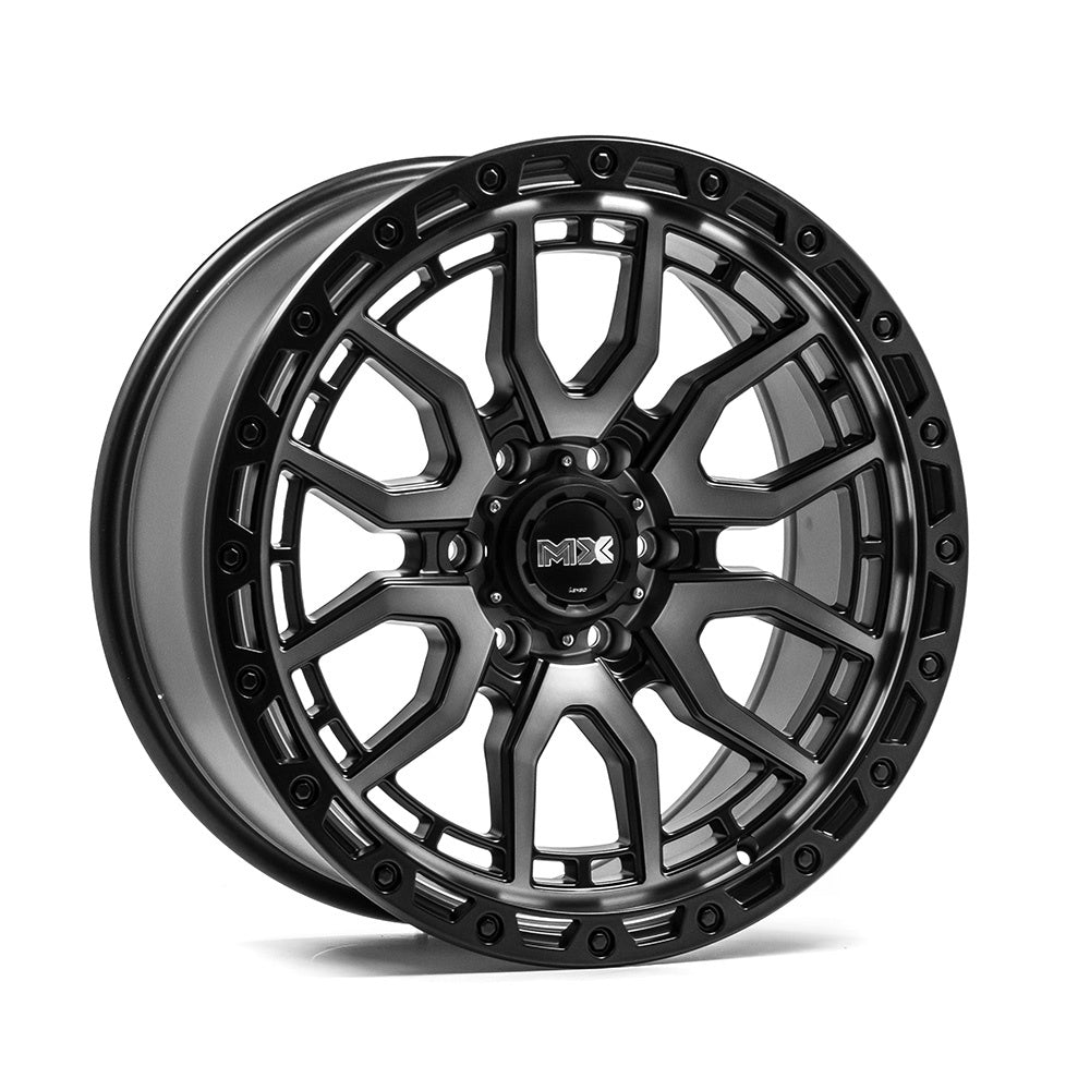 LENSO MXG SATIN BLACK POLISHED TINTED 20*9 4x4