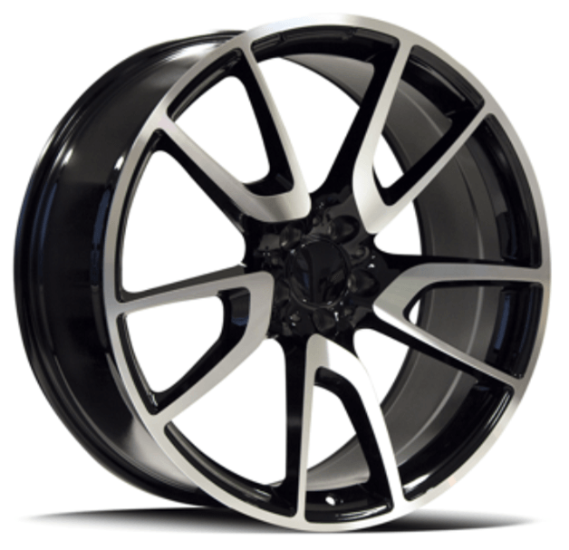 Replica for MERCEDES 10483 Black Poilish 21*9.5 - D-elastikashop