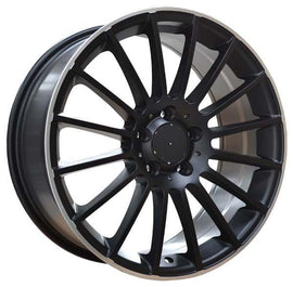 Replica for MERCEDES 280 B Satin Black Polish lip 18*8.5 - D-elastikashop
