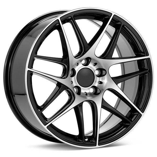 Replica for MERCEDES 386 Black Polish 17*8 - D-elastikashop