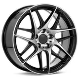 Replica for MERCEDES 386 Black Polish 17*8