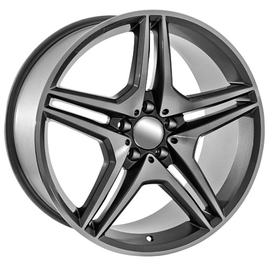Replica for MERCEDES 552/4 Anthracite Polish 18*8.5 - D-elastikashop