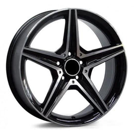 Replica for MERCEDES 554/2 Black Polish 17*8.5 - D-elastikashop