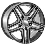Replica for MERCEDES 666 Anthracite Polish 22*10