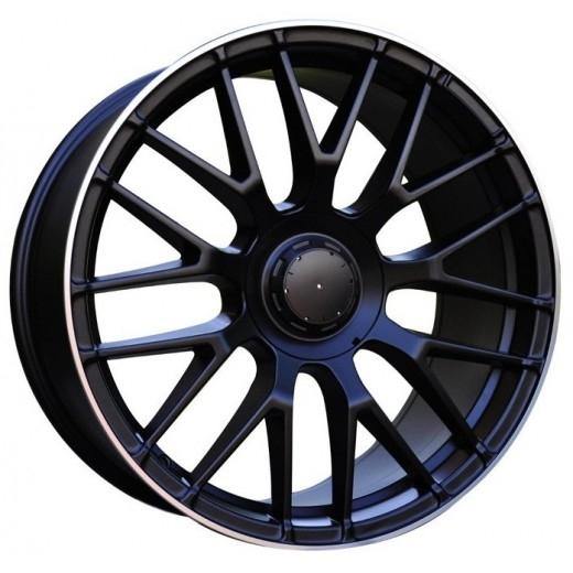 Replica for MERCEDES 912 Matt Black Diamond Lip 19*8.5 - D-elastikashop