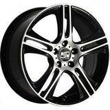 Msw Wheels MSW 11 17*8 Black Full Polished