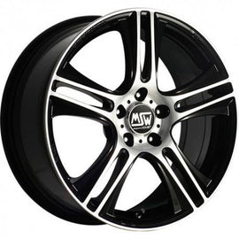 Msw Wheels MSW 11 16*7 Black Full Polished - D-elastikashop
