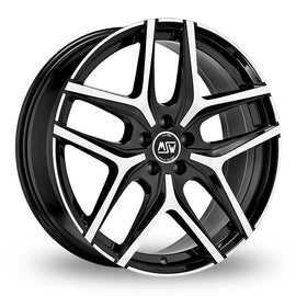 Msw Wheels MSW 40 17*7 Gloss Black Full Polished - D-elastikashop