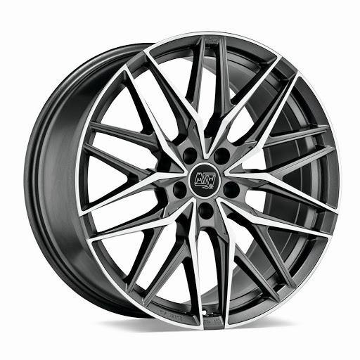 Msw Wheels MSW 50 19*8 Matt Gun Metal Full Polished - D-elastikashop