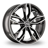 Msw Wheels MSW 71 18*8 Gloss Dark Grey Polished