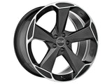 OZ Aspen HLT 21*11,5 Matt Black Diamond Cut
