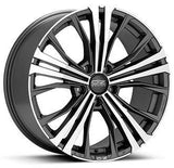 OZ Cortina 19*9 Matt Dark Graphite Diamond Cut
