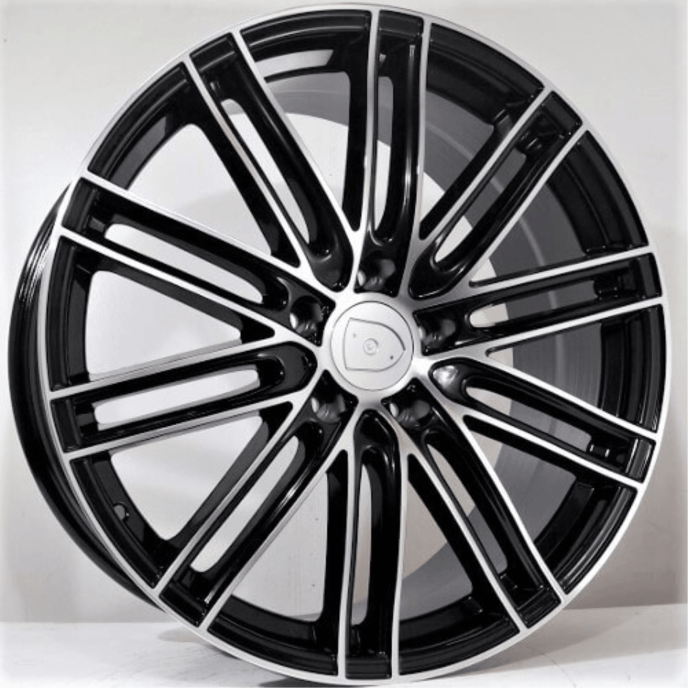 Replica for PORSCHE 1350 Black Polish 21*9.5 - D-elastikashop