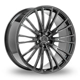 AXE WHEELS FF2 FORGED GLOSS BLACK POLISHED & TINTED 23*10