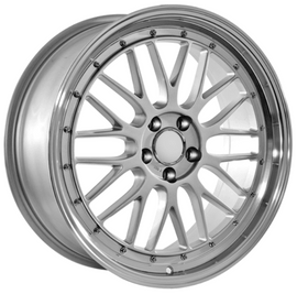 Replica BBS LM Silver with Diamond Lip 306 17*7.5 - D-elastikashop