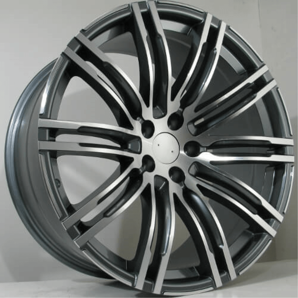 Replica for PORSCHE 1222 Anthracite Polish 22*10 - D-elastikashop