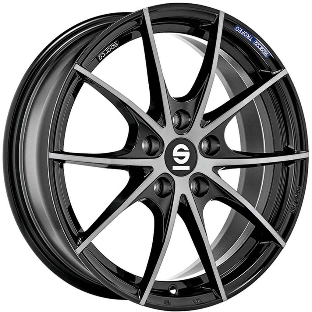 Sparco Wheels Trofeo 5 18*8 Fume Black Full Polished - D-elastikashop