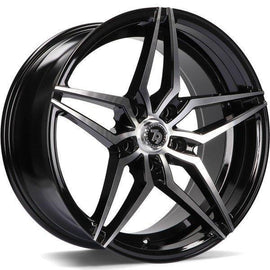 79Wheels SV-A GLOSS BLACK POLISHED FACE 18*9 - D-elastikashop