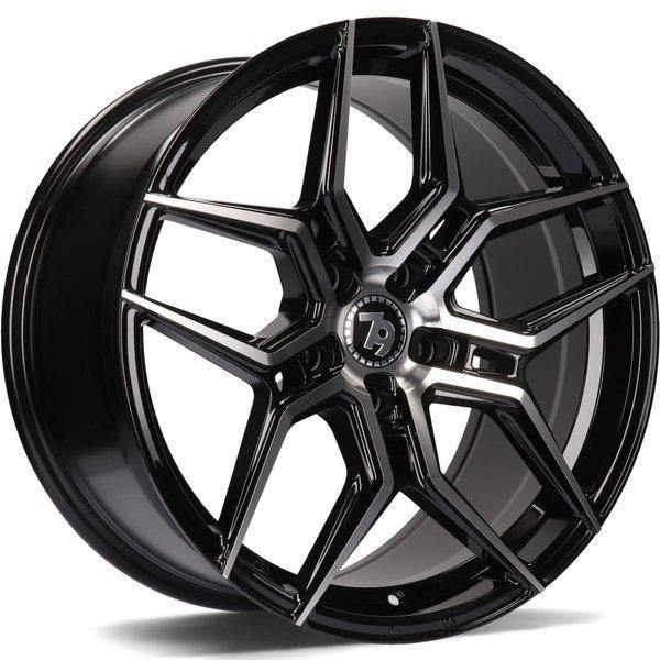 79Wheels SV-B GLOSS BLACK POLISHED FACE 19*8,5 - D-elastikashop
