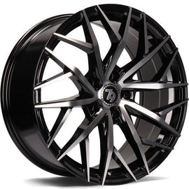 79Wheels SV-C GLOSS BLACK POLISHED FACE 18*8 - D-elastikashop
