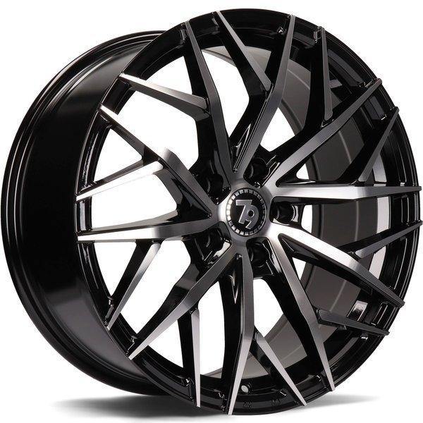 79Wheels SV-C GLOSS BLACK POLISHED FACE 19*8,5 - D-elastikashop