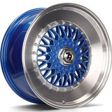 79Wheels SV-F BLUE POLISHED LIP 16*7