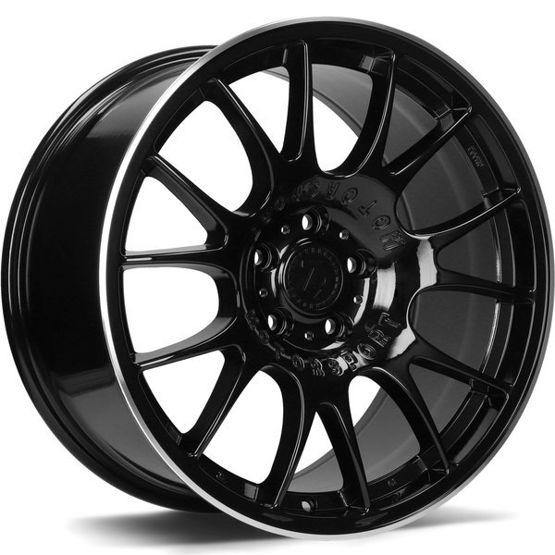 79Wheels SV-H GLOSS BLACK POLISHED LIP 18*8 - D-elastikashop