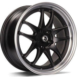 79Wheels SV-I MATT BLACK POLISHED LIP 16*7