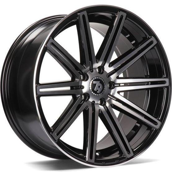 79Wheels SV-M BLACK POLISHED FACE 18*9 - D-elastikashop