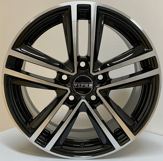 Viper Wheels V-127 Black Diamond 15*6 - D-elastikashop.gr