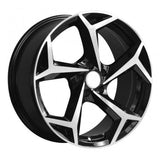 Replica for VW 5340 Black Polish 16*6.5