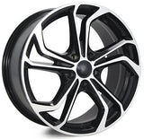 Replica for VW 5665 Black Polish 17*7,5