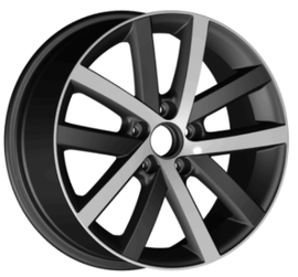 Replica for VW 596B Anthracite Polish 18*7.5 - D-elastikashop