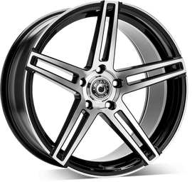 WrathWheels WF1 GLOSS BLACK POLISHED FACE 18*9 - D-elastikashop
